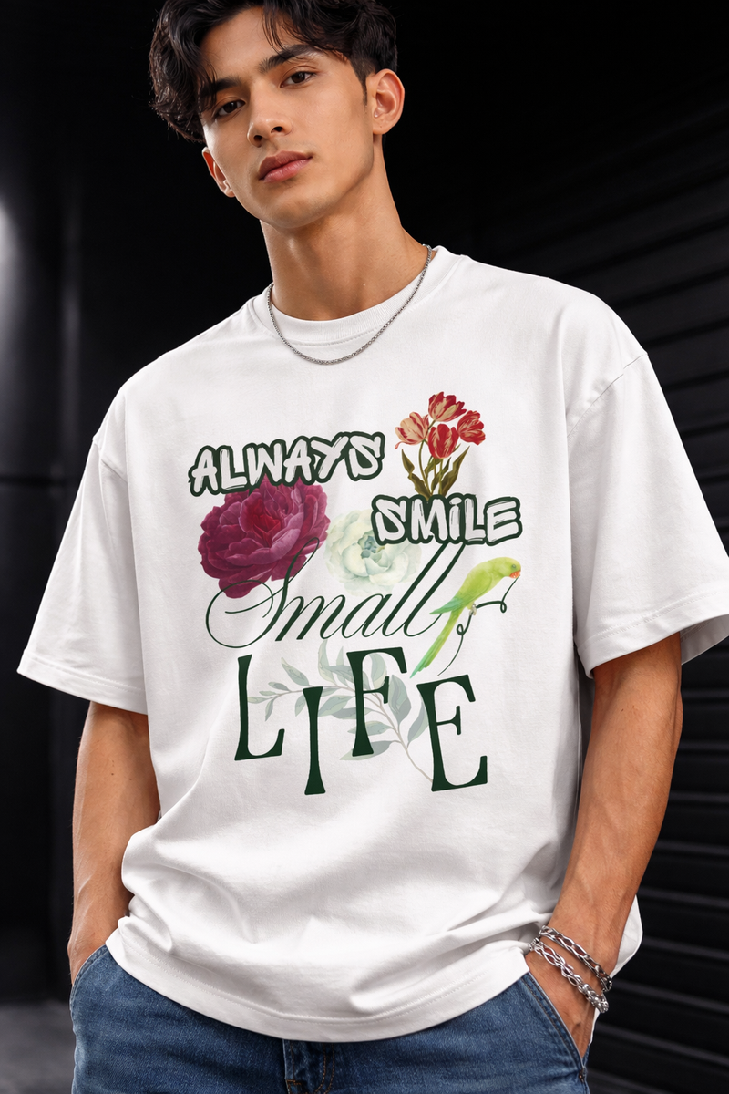 Always Smile Oversized Tee – AADIO