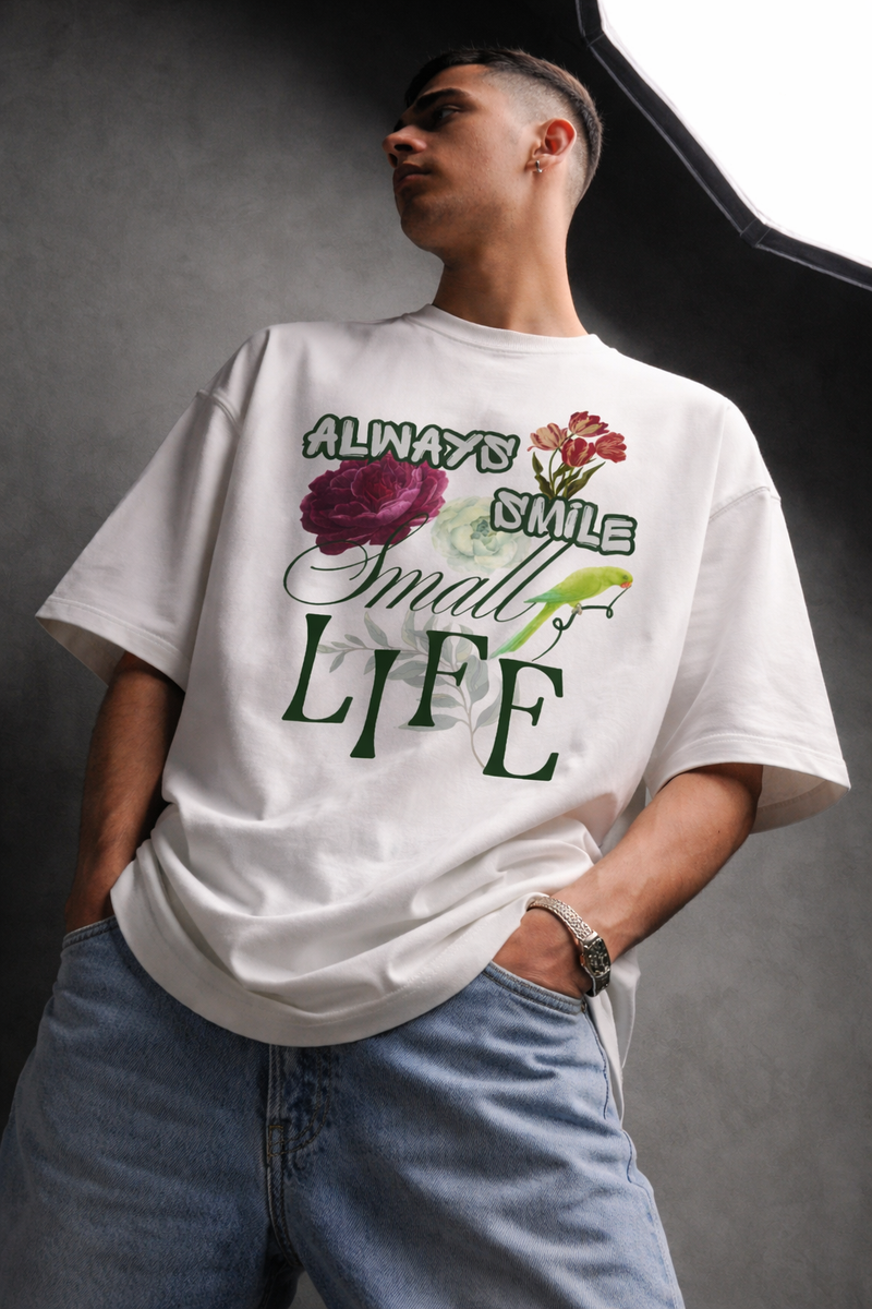 Always Smile Oversized Tee – AADIO