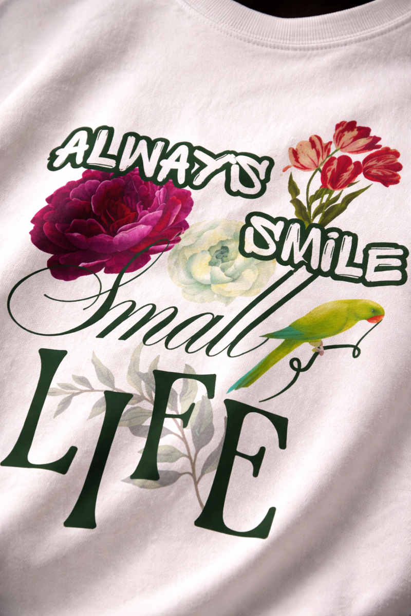 Always Smile Oversized Tee – AADIO