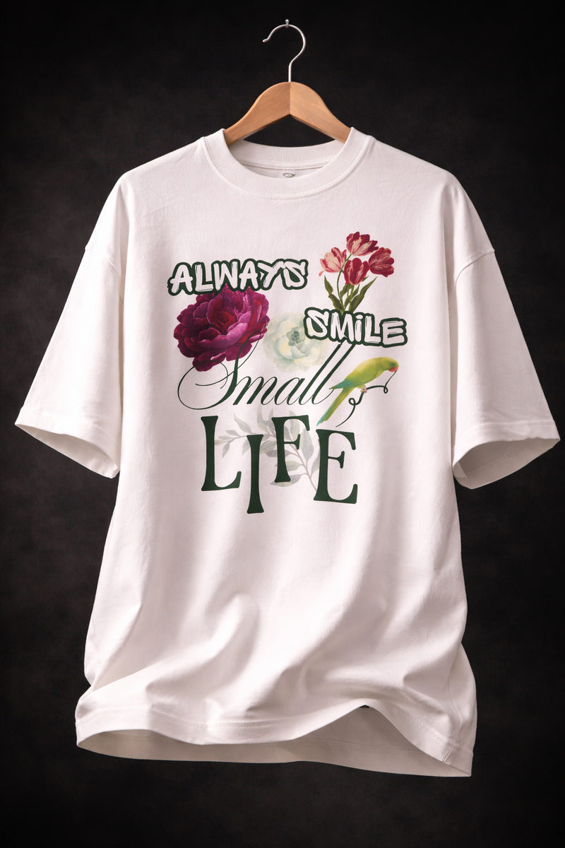 Always Smile Oversized Tee – AADIO