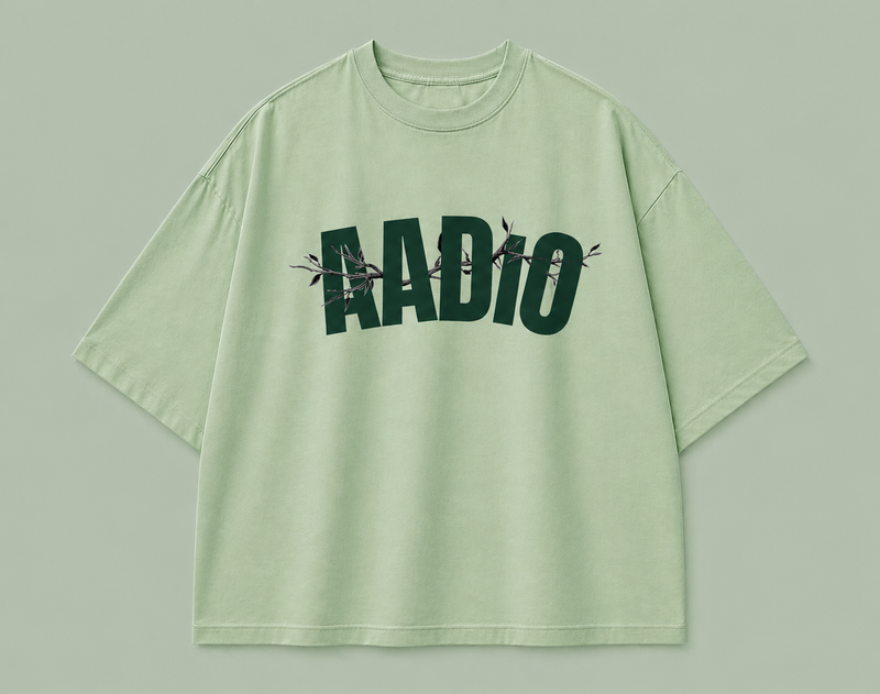 Green Crocodile Oversized Tee – AADIO