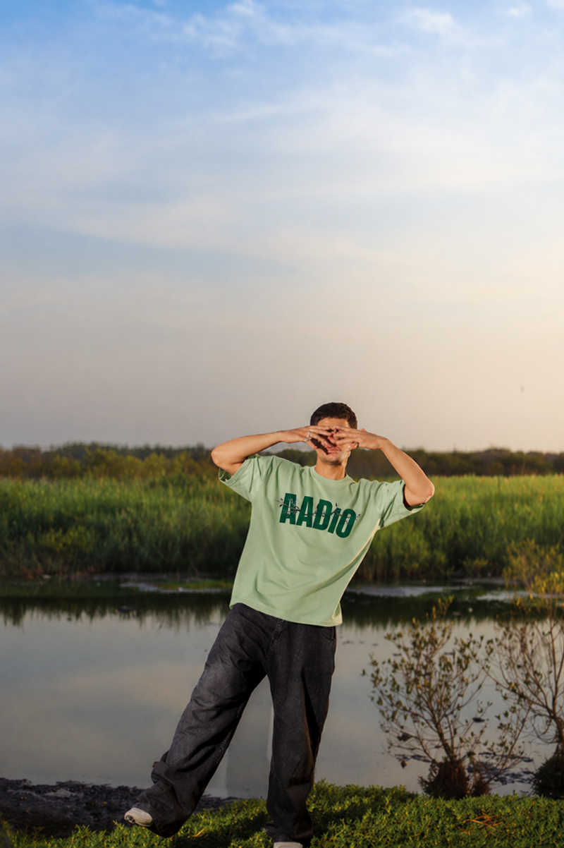 Green Crocodile Oversized Tee – AADIO