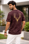 Golden Deer Oversized Tee – AADIO