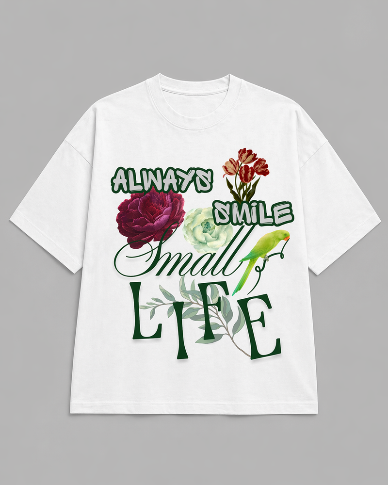 Always Smile Oversized Tee – AADIO